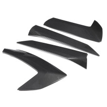 For Corvette C8 2020-2024 Car Door Handle Cover Trim Body Side Air Outlet Cover Carbon Fiber