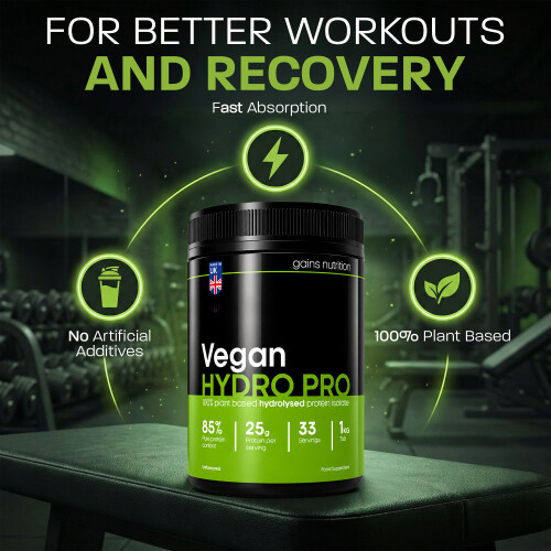 Vegan Hydro Pro Hydrolysed Protein | 1KG Tub 2