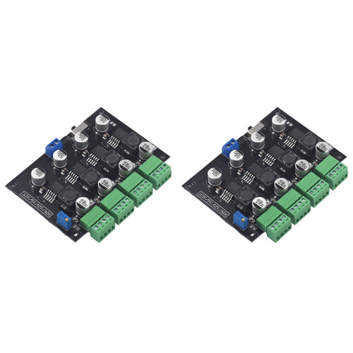 2X LM2596 Multi Channel Switching Power Supply 3.3V/5V/12V/ADJ Adjustable Voltage Output Power Supply Module