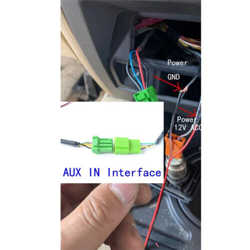 Car  5.0 Aux Cable Microphone Handsfree Mobile Phone Calling Adapter for 1