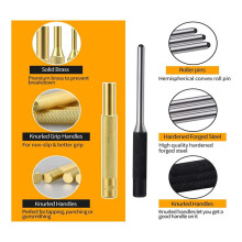 Comprehensive Roll Pin Punch Set, Removing & Repair Tool Kit Perfect for Automobile, Jewelry, Watches, Crafts and More