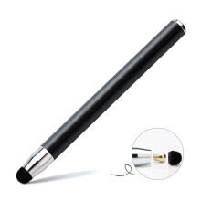Ausziehbarer kapazitiver Stift für Touchscreens Black