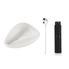 Tasse Doseuse de Grains de Café, Flacon PulvéRisateur RDT et CuillèRe, Ensemble de 3 PièCes, Accessoires de Bar à Café, RéCipients Doseurs en