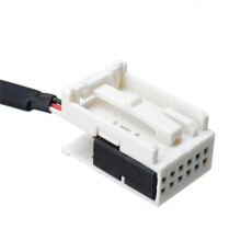 12Pin Module Wireless Car Radio Stereo Music Aux Cable Adapter for 307 408 508 Receiver