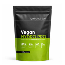 Vegan Hydro Pro Hydrolysed Protein | 1KG | + 600ml Shaker White