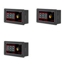 3X Controlador de Velocidad del Motor PWM Controlador del Ventilador del Motor con Pantalla Controlador del Motor 9-60 V/12 A/500 W