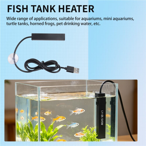 5W  Aquarium Heater USB Charging for Small Fish Tank Heater 1