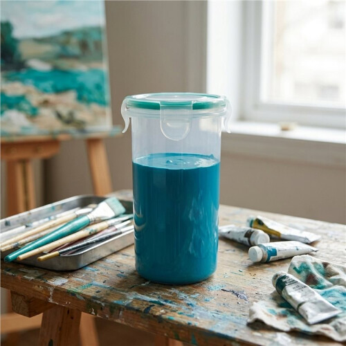 Touch  Paint Container Touchup Cups Paint Storage Cups with Lids Paint Storage Containers Airtight Paint Container 6Pc 1