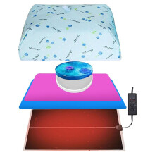 Cuscinetto Riscaldante In Resina con Copertura, Cuscinetto Riscaldante In Silicone Adatto per Stampo In Resina DIY Spina USA