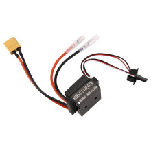 4X RC Hobby 60A ESC Controlador de Velocidad del Motor Cepillado con 2A BEC Alto Voltaje 6-12V ESC para RC y Coche RC ESC,A
