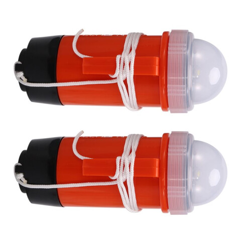 4Pcs LED Life Jacket Emergency Light Surf Life Jacket Light LED Life Jacket Light  Saving Flashlight Dry Power 2
