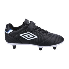 (13 UK Child, Black/White) Umbro Childrens/Kids Speciali Liga Leather Football Boots