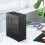 Desktop Chassis ITX Computer Case  NAS Computer Case Dual 3.5-Inch Hard Drive Front USB3.0 TYPEC Interface Silver 3