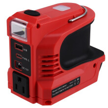 Draagbare Stroomadapter 180W Omvormer voor 20V Accu DC20V Naar AC 110V met USB & Type-C US STEKKERS