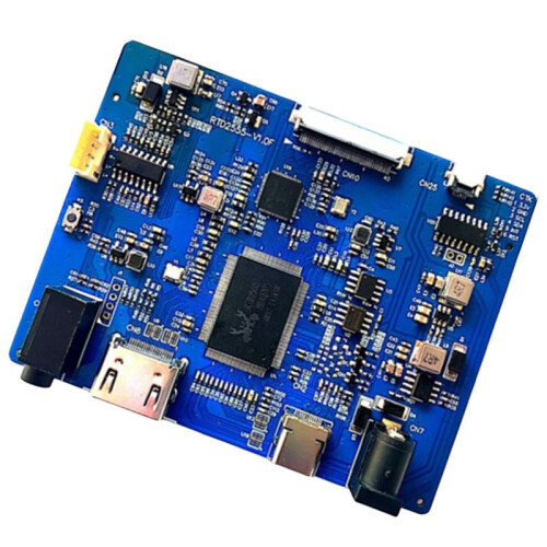 Placa Controladora de Pantalla LCD de una Línea Compatible con Pantalla Táctil Capacitiva e Interfaz de Audio. 1