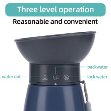 Pet Dog Water Bottle Hiking Puppy Portable Leakproof Drinking Bowls Leakproof Drinking Bowl for All Dog Breeds