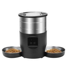4,5L WiFi Automatische Voerbak voor Katten Inclusief Twee Bakken Voerbak voor Katten en Honden Voerbak Voerbak Huisdier Voerbak US-Stekker