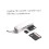 USB Card Reader /TF/XD 3 in 1 Multi-Function  Plug and  High Speed Memory Card Reader Convertert 1
