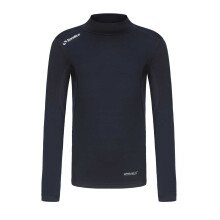 (11-12 Years, Navy) Sondico Childrens/Kids Mock Neck Base Layer Top