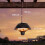 Outsunny Outsunny 600W Electric Heater Ceiling Hanging Halogen Light w/ Hook Chain Black 3