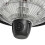 Outsunny Outsunny 600W Electric Heater Ceiling Hanging Halogen Light w/ Hook Chain Black 8