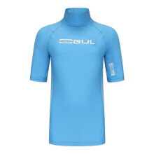 (13 Years, Azure Blue) Gul Childrens/Kids Short-Sleeved Rash Guard