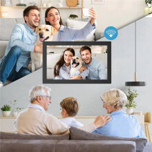 10.1inch Family Planner Digital Calendar HD Touchscreen with Chore Chart Meal Plans FotoCube for Family UK PLUG