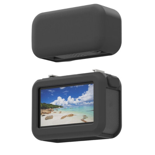 Silicone Case for  Osmo  with Lens Cap Dirt-Proof Protective Case for  Osmo  Action Camera Red 2
