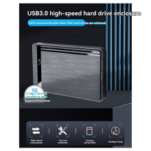 2Pcs 2.5in HDD SSD Enclosure USB 3.0 to External Hard Drive Case for Laptap Desktop PC Data Transfer