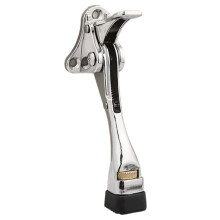 Edelstahl Kickdown Türstopper Kick Down Türhalter Gummipuffer Dämpfer Duty Höhenverstellbar für Home Garage