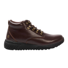 (9 UK, Dark Brown) Donnay Mens Leather Chukka Boots