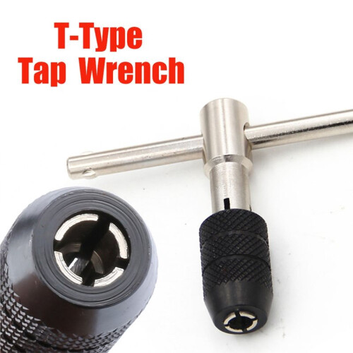 T-Type Hand Tap Wrench Thread Tapping Tool Set Hand Wrench Thread Tapping M3 to M8 Tool Set 2