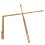 2Pcs Pure Copper Dowsing Rods Portable Dragon Seeking Tool Divining Rod Pen 4