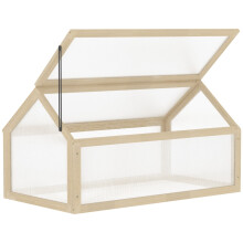 Wooden Cold Frame Greenhouse 90x52x50cm