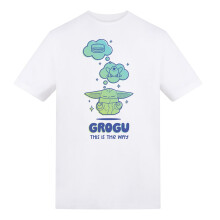 (11-12 Years, White) Star Wars Childrens/Kids This Is The Way Grogu T-Shirt
