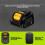 Battery Adapter for  40V Lithium Battery Convert to Work for  20V Cordless Power Tool 10