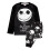 (7-8 Years, Black/White) Nightmare Before Christmas Boys Pyjama Set 1