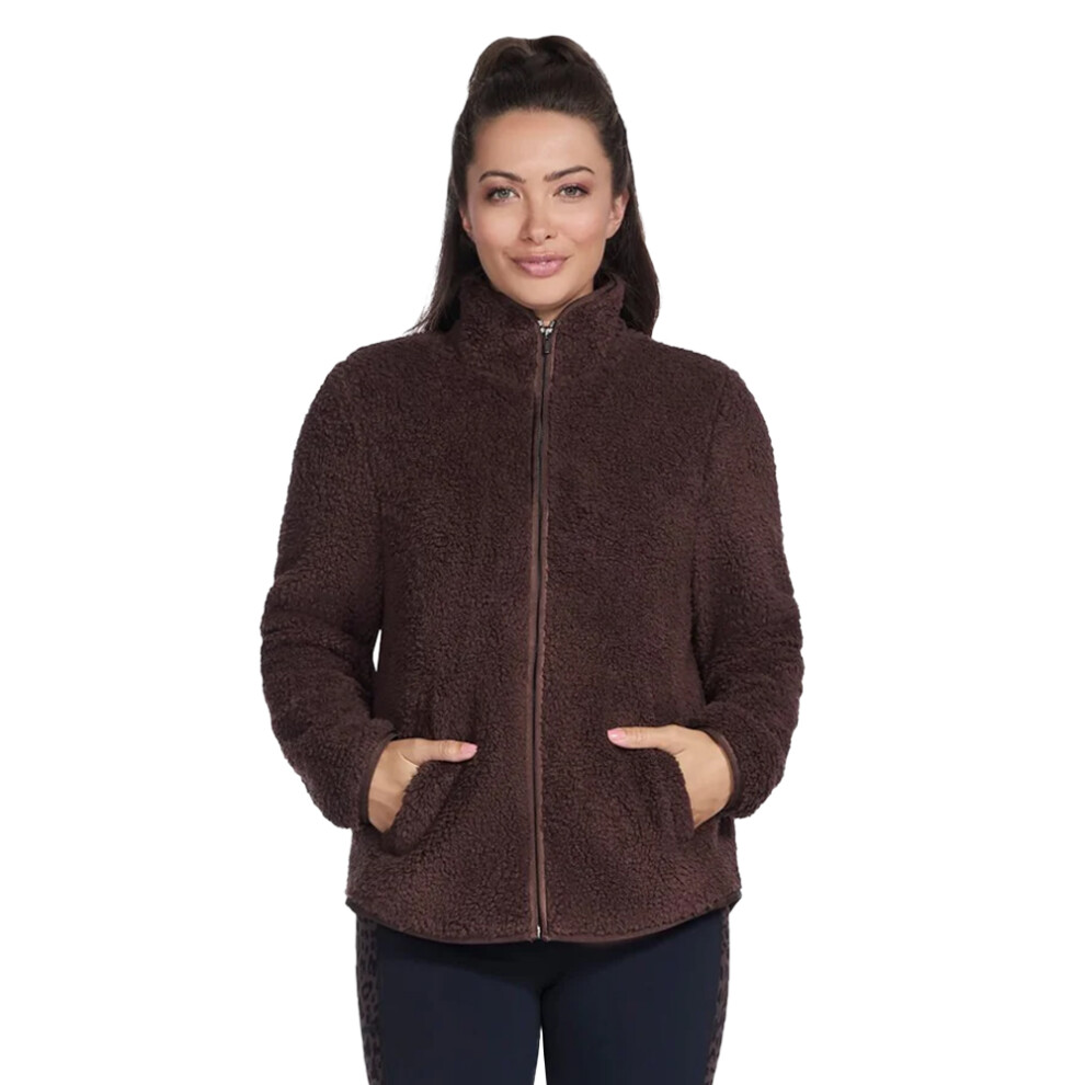 Skechers (8-10 Uk, Coffee) Womens/Ladies Sherpa Jacket