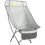(LIGHT GREY, Metal) Heavy Duty Folding Camping Chair - Light Grey 1