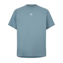 (M, Blue) Converse Mens Embroidered Logo Cotton Relaxed Fit T-Shirt