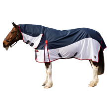 (5' 9", Navy) Trojan Gallop Combo Neck Horse Turnout Rug