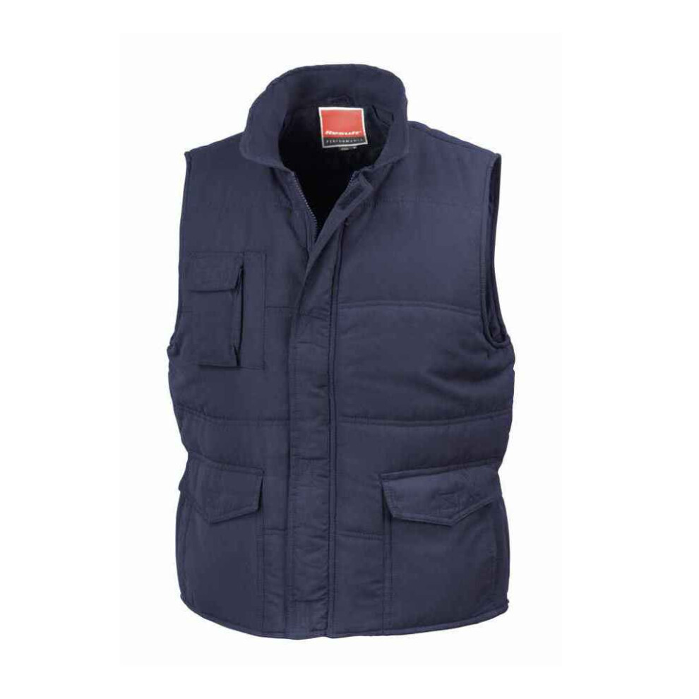 Result (3Xl, Navy) Mens Promo Body Warmer