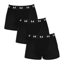 (S, Black) MyProtein Mens Cotton Classic Boxer Shorts (Pack of 3)