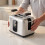 Homcom HOMCOM 2 Slice Toaster with Touch Screen, LED Countdown, 6 Browning Levels 2