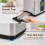 Homcom HOMCOM 2 Slice Toaster with Touch Screen, LED Countdown, 6 Browning Levels 7