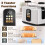 Homcom HOMCOM 2 Slice Toaster with Touch Screen, LED Countdown, 6 Browning Levels 6