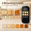 Homcom HOMCOM 2 Slice Toaster with Touch Screen, LED Countdown, 6 Browning Levels 4