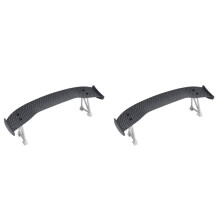 2X 1/10 RC Drift Car -Road Racing Car Carbon Fiber Tail Wing Rear Spoiler Upgrade Parts Accessories