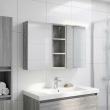 vidaXL Badezimmerschrank-Set 3 stk. 80 x 10,5 x 50 cm Holzwerkstoff