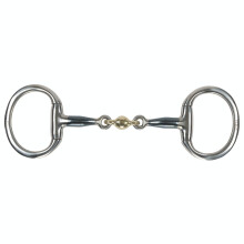 (6in, Blue) Shires Sweet Iron Lozenge Horse Eggbutt Snaffle Bit
